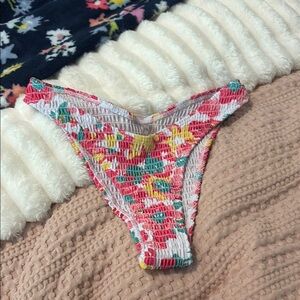 Colorful Floral Bikini Bottom